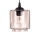 Verre de rechange pour lustre POBO E27, diamètre 15 cm, beige fumé