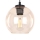 Verre de rechange pour lustre POBO G9, Ø 14 cm, beige fumé