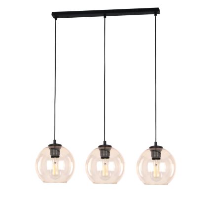 Verre de rechange pour lustre POBO G9, Ø 14 cm, beige fumé