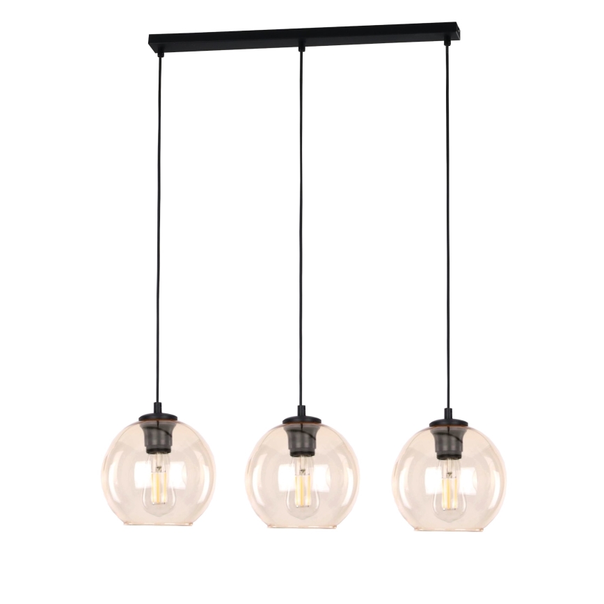 Verre de rechange pour lustre POBO G9, Ø 14 cm, beige fumé
