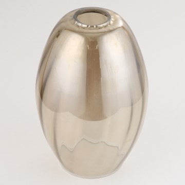 Verre de rechange pour lustre SEBO E27 Ø 17 cm beige fumé
