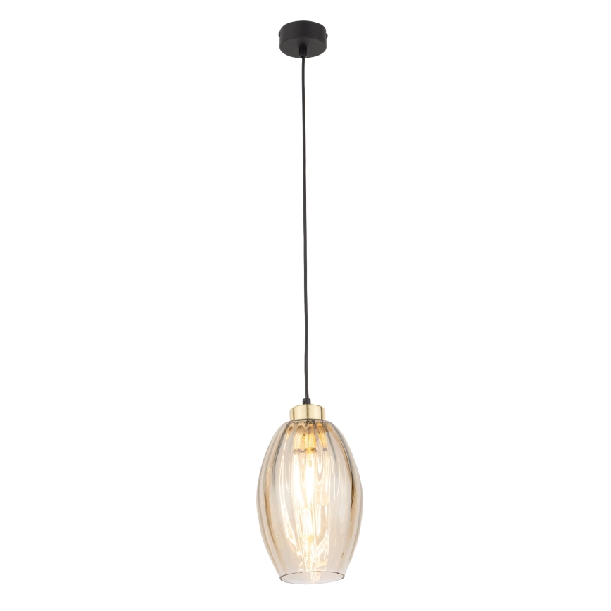 Verre de rechange pour lustre SEBO E27 Ø 17 cm beige fumé