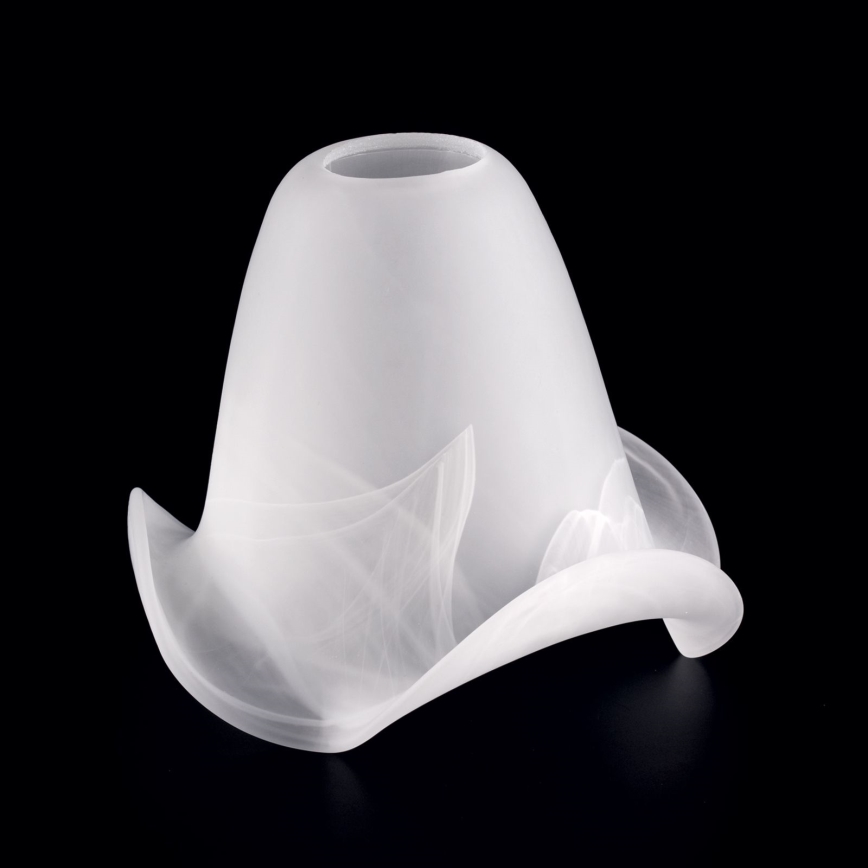 Verre de rechange pour lustre et lampe SISI E14 Ø 13 cm blanc