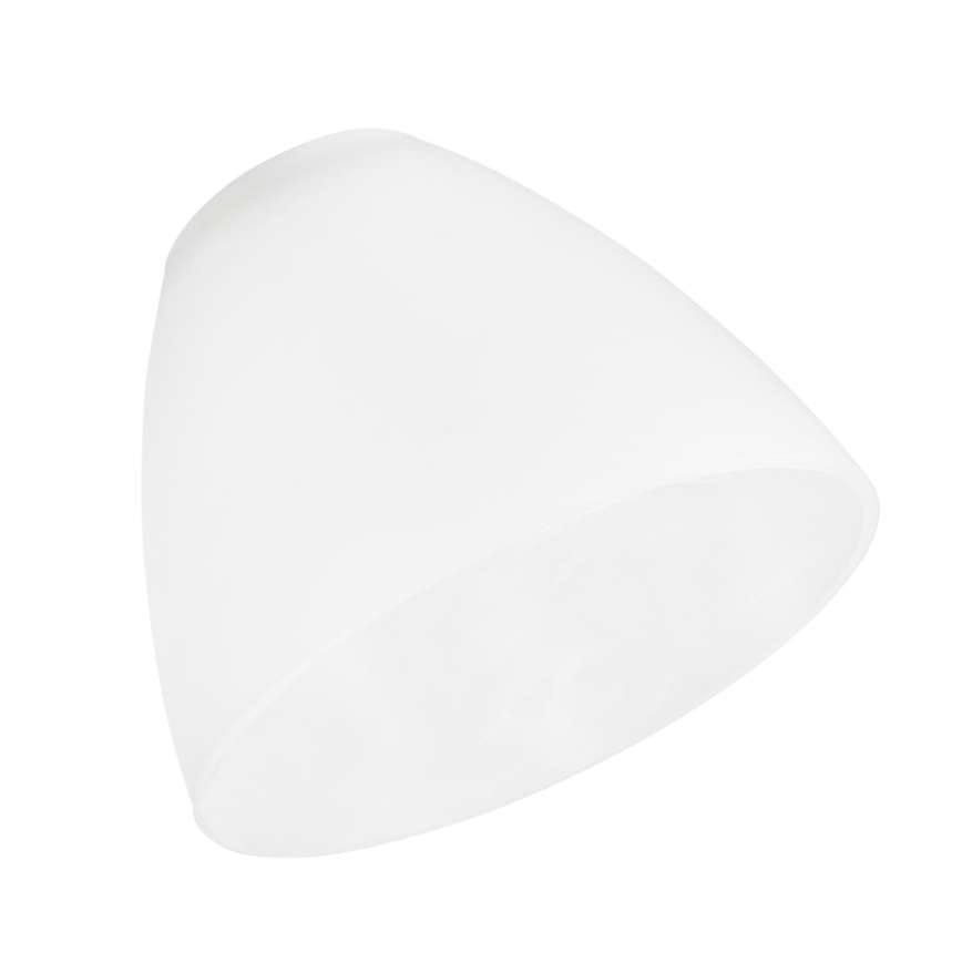 Verre de rechange pour suspension, lampe de table, lampadaire, applique murale et plafonnier MIRANDA E27 110x130 mm blanc
