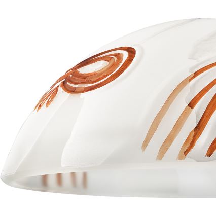 Verre de rechange SFERA E27 120x300 mm blanc/orange