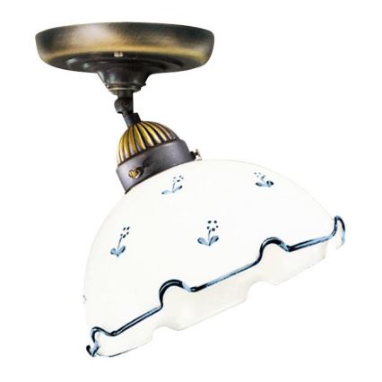 Verre de rechange universel NONNA E27 Ø 20 cm blanc/bleu