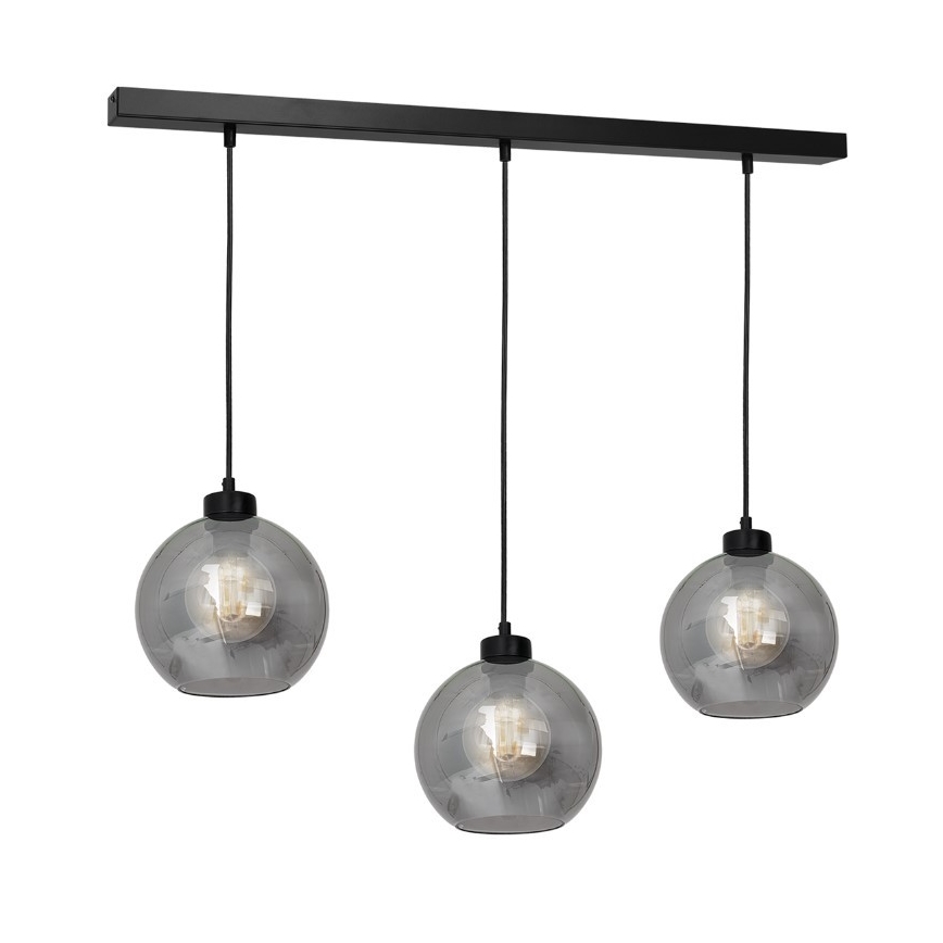 Verre de rechange universel SOFIA E27 Ø 20 cm, noir fumé