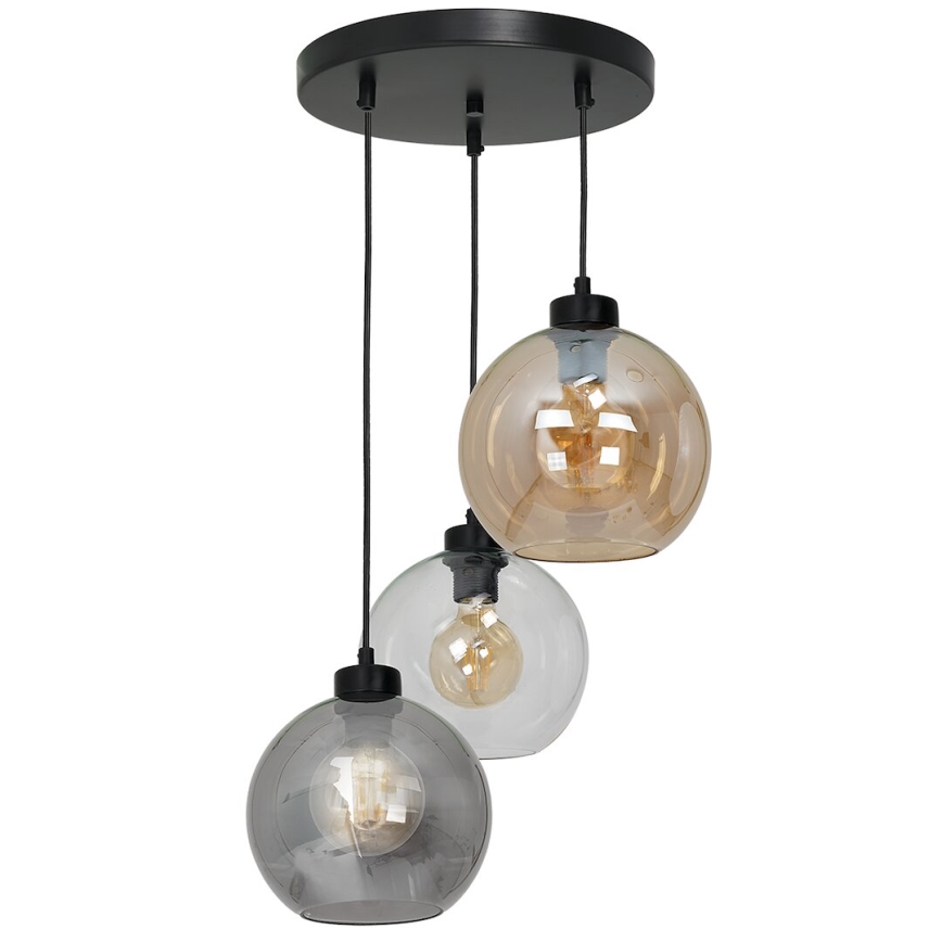 Verre de rechange universel SOFIA pour E27 Ø 20 cm beige fumé