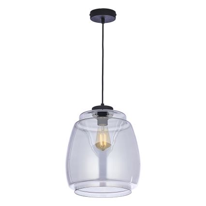 Verre de remplacement pour le lustre PILAR E27, gris fumé