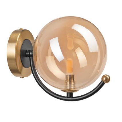 Verre de rechange pour lustre et applique murale GEORGIA G9 Ø 12 cm, beige fumé