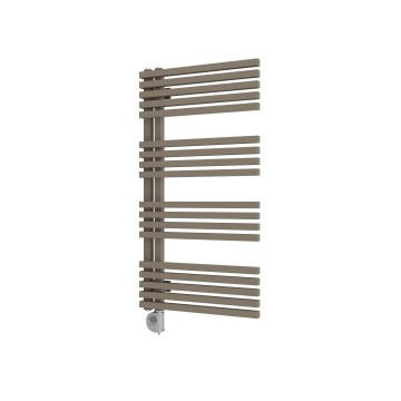 Vertaduro - Radiateur de salle de bains à thermostat intégré MICHELLE 600 W 97 x 50 cm taupe