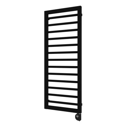 Vertaduro - Radiateur de salle de bains ADEL avec thermostat 600W 128x50 cm noir