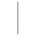 Vertaduro - Radiateur de salle de bains avec thermostat ERDA 400W 180x5 cm taupe
