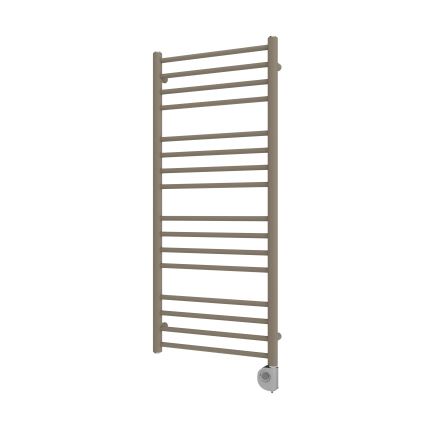 Vertaduro - Radiateur de salle de bains avec thermostat SIMONE 400W 114x50 cm taupe