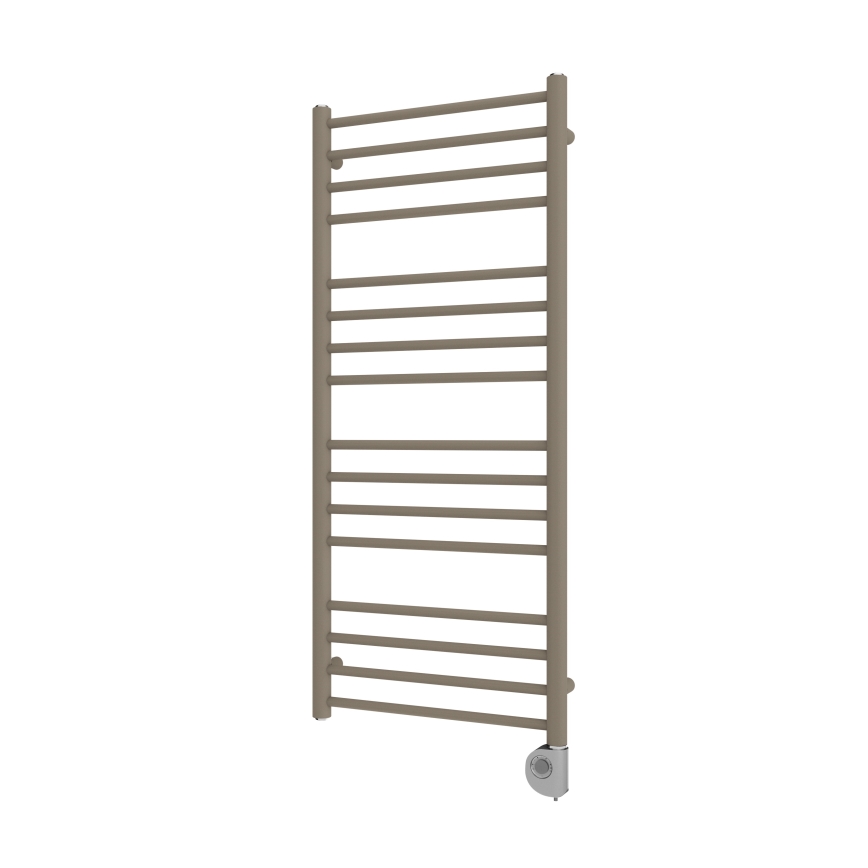 Vertaduro - Radiateur de salle de bains avec thermostat SIMONE 400W 114x50 cm taupe