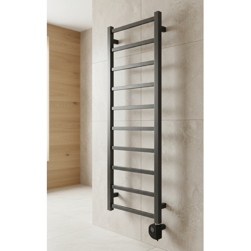 Vertaduro - Radiateur de salle de bains avec thermostat ZOE 400W 114x40 cm anthracite