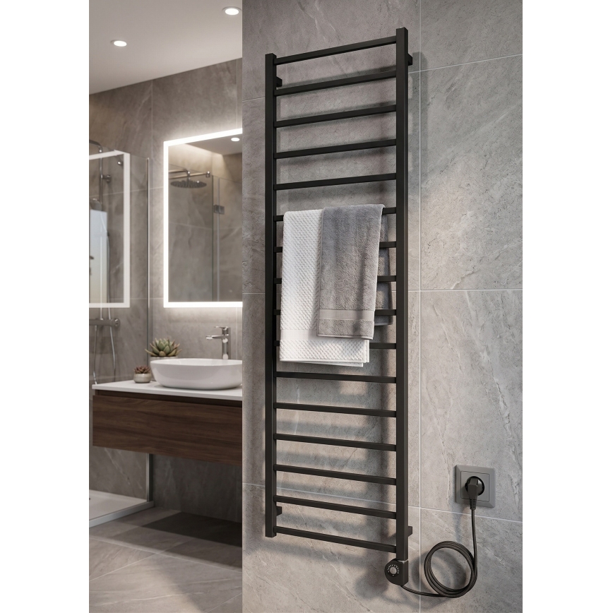 Vertaduro - Radiateur de salle de bains avec thermostat ZOE 400W 186x50 cm anthracite