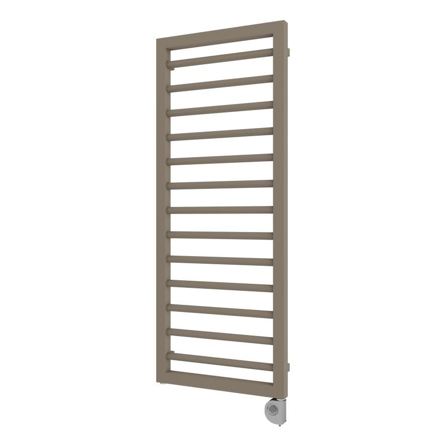Vertaduro - Radiateur de salle de bains thermostatique ADEL 600W 128x50 cm taupe