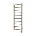 Vertaduro - Radiateur de salle de bains ZOE 400 W avec thermostat, 114 x 40 cm, taupe