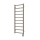 Vertaduro - Radiateur de salle de bains ZOE 400 W avec thermostat, 114 x 40 cm, taupe