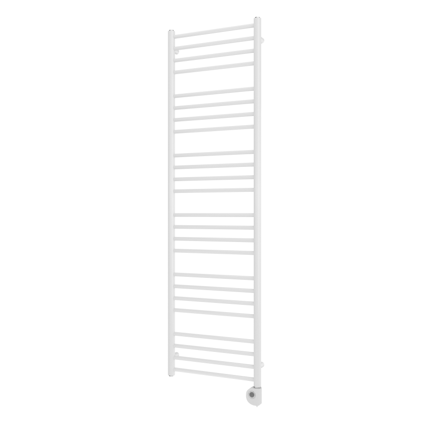 Vertaduro - Radiateur sèche-serviettes SIMONE 600 W 174 x 50 cm blanc avec thermostat