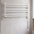 Vertaduro - Sèche-serviettes électrique avec thermostat AVA 181W/230V 50x90 cm IP44 blanc droit