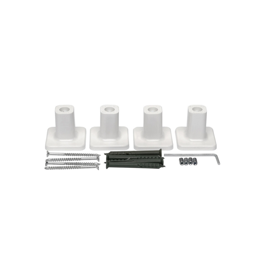 Vertaduro - Sèche-serviettes électrique avec thermostat VEO 106W/230V 150x9 cm IP44 blanc droit