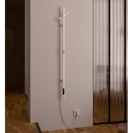 Vertaduro - Sèche-serviettes électrique MEDA 37W 118x16 cm blanc