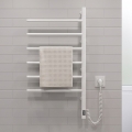 Vertaduro - Sèche-serviettes électrique pivotant avec thermostat ARA 105W/230V 80x49 cm IP44 blanc