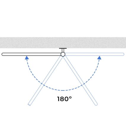 Vertaduro - Sèche-serviettes électrique pivotant avec thermostat ELA 120W/230V 80x49 cm IP44 blanc