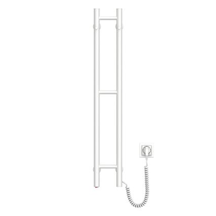 Vertaduro - Sèche-serviettes électrique VEO 46W/230V 100x16 cm IP44 blanc droit