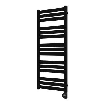 Vertaduro - Sèche-serviettes LUCY avec thermostat — 600 W, 125 x 50 cm, noir