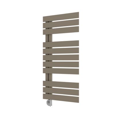 Vertaduro - Sèche-serviettes thermostatique ZIVA 500 W 109 x 50 cm taupe