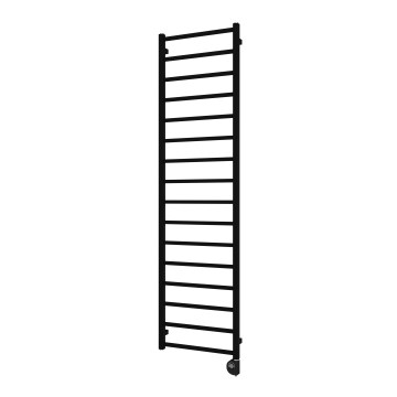 Vertaduro - Sèche-serviettes ZOE avec thermostat 400W 186x50 cm noir