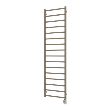 Vertaduro - Sèche-serviettes ZOE avec thermostat 400W 186x50 cm taupe