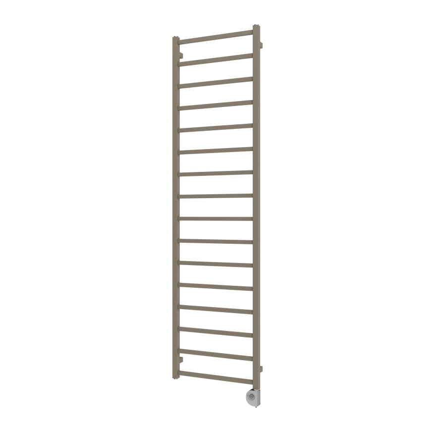 Vertaduro - Sèche-serviettes ZOE avec thermostat 400W 186x50 cm taupe