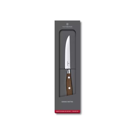 Victorinox - Couteau à steak GRAND MAÎTRE 12 cm, manche en érable