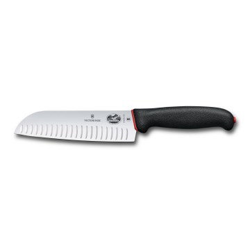 Victorinox - Couteau de cuisine santoku DUAL GRIP 17 cm noir