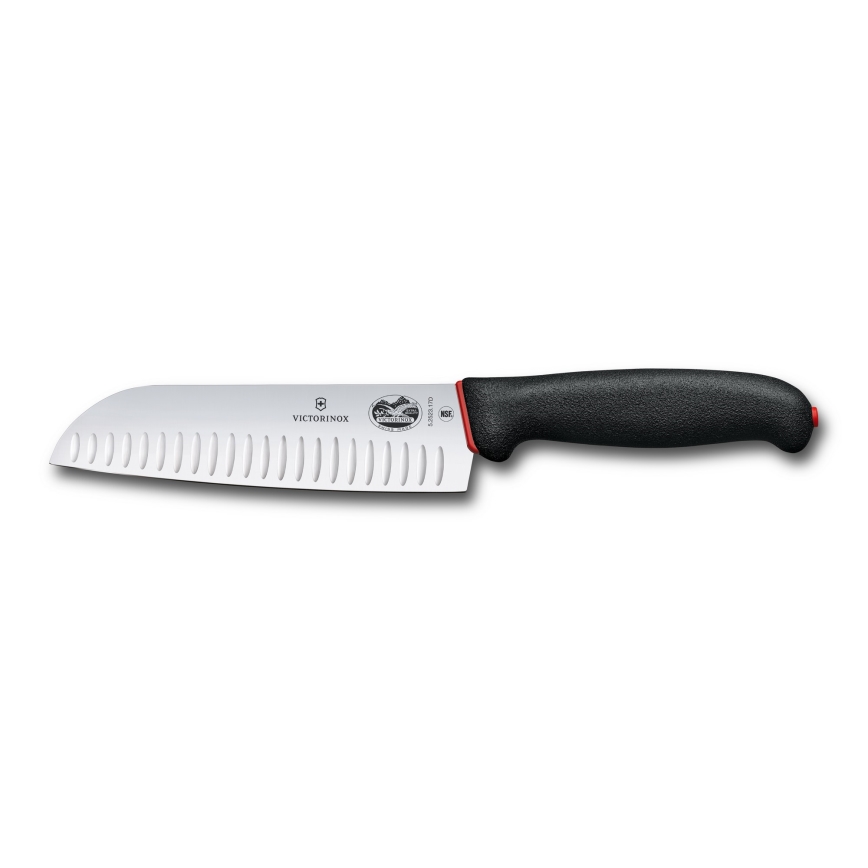 Victorinox - Couteau de cuisine santoku DUAL GRIP 17 cm noir