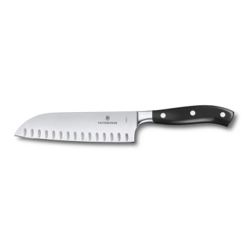 Victorinox - Couteau de cuisine Santoku GRAND MAITRE 17 cm noir