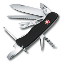 Victorinox - Couteau de poche multifonction 11,1 cm / 14 fonctions noir