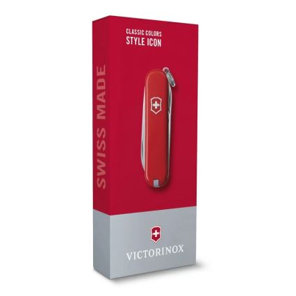 Victorinox - Couteau de poche multifonction 5,8 cm/7 fonctions rouge