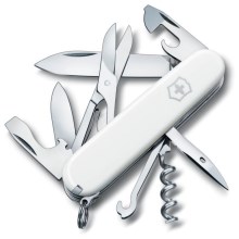 Victorinox - Couteau de poche multifonction 9,1 cm / 14 fonctions blanc