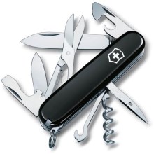 Victorinox - Couteau de poche multifonction 9,1 cm / 14 fonctions noir