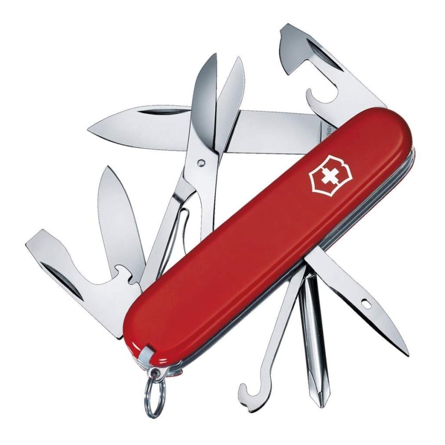 Victorinox - Couteau de poche multifonction 9,1 cm/14 fonctions rouge