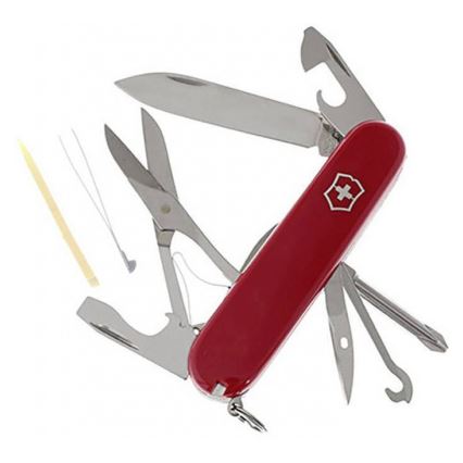 Victorinox - Couteau de poche multifonction 9,1 cm/14 fonctions rouge