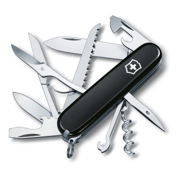 Victorinox - Couteau de poche multifonction 9,1 cm / 15 fonctions noir