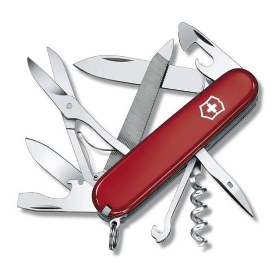 Victorinox - Couteau de poche multifonction 9,1 cm/18 fonctions rouge