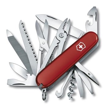 Victorinox - Couteau de poche multifonction 9,1 cm/ 24 fonctions rouge