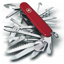 Victorinox - Couteau de poche multifonction 9,1 cm/ 33 fonctions rouge